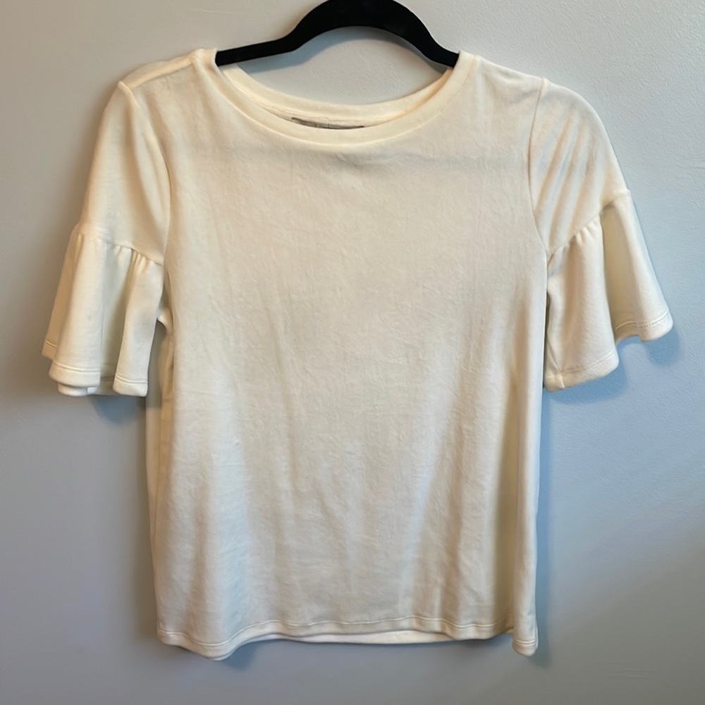 Loft velvet Blouse size XS